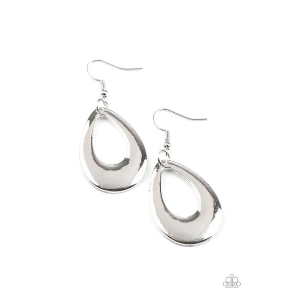 All Allure, All the Time Silver Earrings (127) - Picture 2 of 2